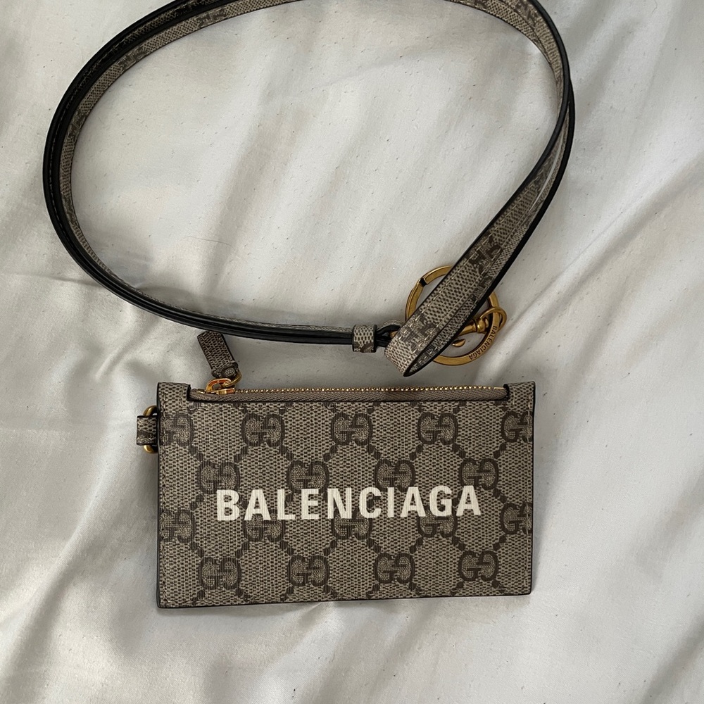 Gucci x Balenciaga The Hacker Project Card Case With Strap